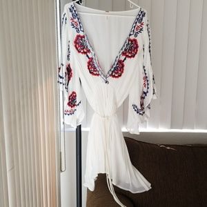Free People boho angel sleeve dress